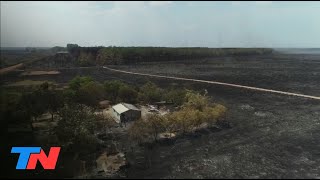 Arde Corrientes los incendios en los Esteros del Iberá no dan tregua Hablan de desastre ambiental [upl. by Airret758]