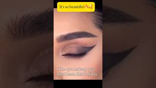 The eye makeup you must learn this holiday eyemakeup shorts viral [upl. by Politi397]