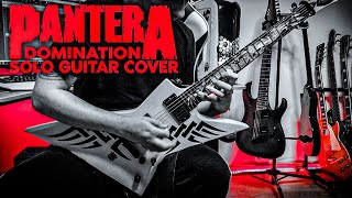 Pantera  Domination Solo Guitar Cover by NickSong [upl. by Cathyleen]