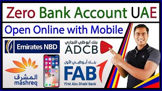 Open Zero Bank Account Online  ADCB Hayyak Account  Best Saving Account in UAE [upl. by Aix95]