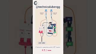 Contactor connection with AC sensor engineering innovation sensor technology shorts [upl. by Nahsaj]