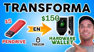 Transforma un Pendrive 👉 en Hardware Wallet 🔒📟 [upl. by Etteraj]