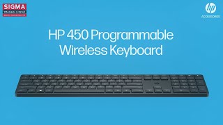 HP  HP 450 Programmable Wireless Keyboard  Crafted for your comfort  HP Accessories [upl. by Nnayllas]