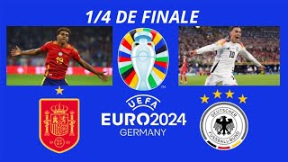 Espagne  Allemagne EURO 2024 quart de finale [upl. by Nwavahs]