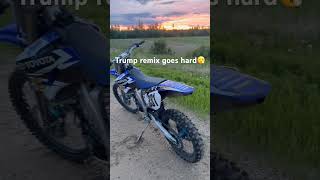 trump2024 trump jesus legalizewheelies yamaha 250 [upl. by Prissie]