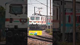 wap4locomotive railover indianrailways wdg5 railway train wdg4d motivation rail wag4 [upl. by Livvy589]