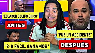 PRENSA COLOMBIANA ANTES y DESPUÉS del ECUADOR vs COLOMBIA [upl. by Sew]