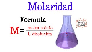 💥 Calcular Molaridad ⚗️ Fácil y Rápido  QUÍMICA [upl. by Acinad]