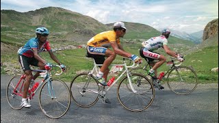 Le duel Indurain  Rominger lors de la 11ème étape du Tour 1993 entre Serre Chevalier amp Isola 2000 [upl. by Reinert]