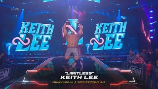 Keith Lee Entrance  AEW Collision October 14 2023 [upl. by Suhpoelc]