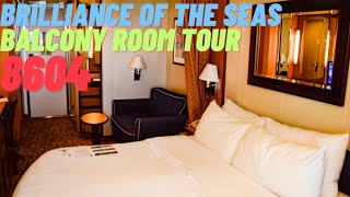 Brilliance Of the Seas  Deluxe Connecting Balcony CB Room Tour 8604 [upl. by Reivaxe60]