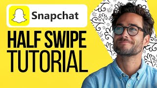 How to Half Swipe on Snapchat 2024  All Devices [upl. by Stretch]