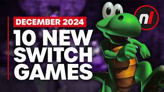 10 Exciting New Games Coming to Nintendo Switch  December 2024 [upl. by Nylloc]