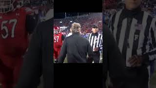 Kyle Whittingham Throws a Chair 😂 football ncaafootball byufootball utahfootball shorts [upl. by Hastie]