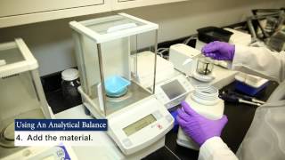 Using An Analytical Balance [upl. by Baudin]