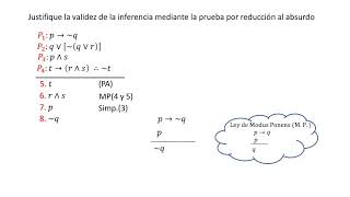 Reglas de modalidades de deducción natural  Reducción al absurdo 06 [upl. by Neelra]