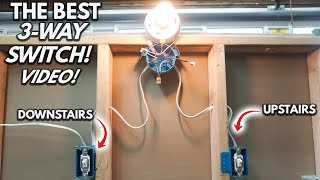 How To Wire A 3Way Switch System Explained 2022  Video For Beginners DIY Step By Step Tutorial [upl. by Emilie]