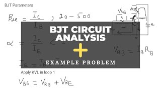 BJT Circuit Analysis  BJT Circuit Problems  UrduHindi [upl. by Decima183]