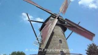 Molen Laar draait Duitsland  Windmühle Laar dreht 140710 [upl. by Maggio18]