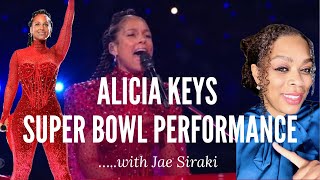 Alicia Keys  Super Bowl Performance  with JaeSiraki [upl. by Aleemaj]