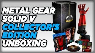 Metal Gear Solid V Collectors Edition Unboxing [upl. by Rairb]