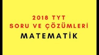 2018 TYT  SORU 17  MOD MEDYAN  MATEMATİK SORU ÇÖZÜMÜ CEVAPLARI VE KONU ANLATIMI [upl. by Banna872]