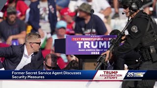 Former Secret Service agent concerned about security during Trump attempted assassination [upl. by Nade]