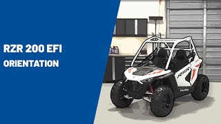 2021 RZR 200 EFI  Orientation  Polaris RZR® [upl. by Ahsilif]