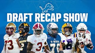 Detroit Lions 2024 NFL Draft Recap Show [upl. by Gough]