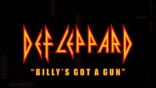 Def Leppard  Billys Got A Gun Lyrics Official Remaster [upl. by Lraed335]