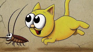 Mouse and Cockroach Video for Cats to watch 🙀 [upl. by Fritze]