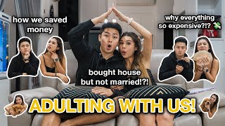 Adulting With Us huh youre not married Bought a house [upl. by Leaw606]