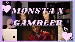 MONSTA X  GAMBLER MV  REACTION [upl. by Eelirol]