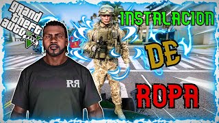 COMO INSTALAR ROPA EN GTA V BIEN EXPLICADO Y RAPIDO Y FACIL EN 2022 [upl. by Ertnom415]