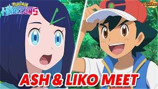 Ash Ketchum FINALLY MEETS Liko in the Pokémon Anime [upl. by Adnoval]