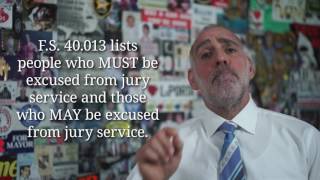 201 How do I get Disqualified from Jury Service  Michael Haber Miami Criminal Defense DUI Lawyer [upl. by Sofko]