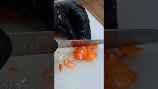 tomato chopping ASMR asmr food shortsfeed viralshorts viralreels trending foryou [upl. by Donegan]