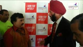 Great Athelete and Olympic medalist Milkha Singh talks about Lokmat Aurangabad Marathon [upl. by Eirrehs]