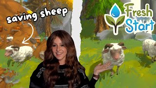 Saving Sheep amp Cleaning the Alps 🐑✨ Cozy ASMR Gameplay in Fresh Start [upl. by Aprilette244]