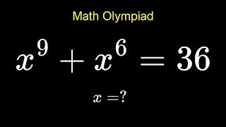 Math Olympiad  Exponential Equation  Solve for X olympiad [upl. by Glennis]