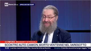 Rainews24 intervento del prof Corrado Giustozzi e di Gianmaria Castagna di HWG Sababa [upl. by Etsyrk]