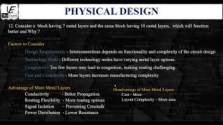 L7S1  Which one is better either Metal layer 7 or 8 in a design [upl. by Copeland]