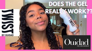 TWIST by OUIDAD GEL REVIEW Summer Curly hair routine [upl. by Ynelram]