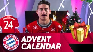 What is James Rodríguez describing  FC Bayern Xmas Advent Calendar 24 [upl. by Stine]