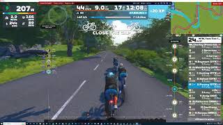 Zwift  TTT WTRL  Zone 19 FRAPPE on RGV  OTR Eurotrash [upl. by Saba]