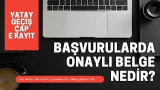 YATAY GEÇİŞ İÇİN İSTENEN “ONAYLI BELGE “ NEDİR [upl. by Pollard338]