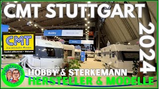 CMT 2024  Das sind die Hersteller amp Modelle  Hobby amp Sterkemann  Wohnwagen Wohnmobile  Tipps [upl. by Eenerb424]