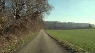 Driving in Zürich and Aargau Countryside Switzerland 122013 FullHD [upl. by Adiuqram436]