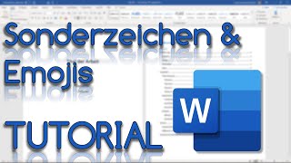 Sonderzeichen und Emojis einfügen  Word Online Tutorial [upl. by Eelamme]