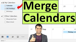 How to Merge Calendars in Outlook [upl. by Paco]